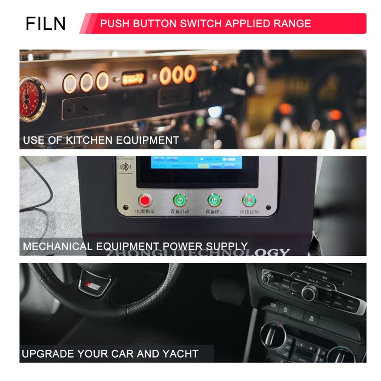 【NEW】FILN Push Button Switches  Terminal Pin