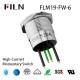 19MM 12V 120V 250V 20A High-Currnet IP67 Waterproof Illuminated Latching Momentary Push Button Switch