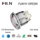 19MM Screw Foot Momentary Led Door Bell Button 12V Push Button Switches