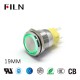 New 19MM 5PIN Metal Push Button Switch by FILN – Enhanced 110 Volt with Brighter Light