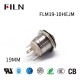 FILN 19MM Momentary Push Switches with LED, Multi-Color, 4-Pin Metal Design