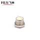FILN 2 PIN Metal Momentary Button Switch Short Version Push Button Switch 12MM Flush Button