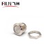 FILN 2 PIN Metal Momentary Button Switch Short Version Push Button Switch 12MM Flush Button