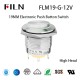 FILN 19MM 12V 20 Amp Waterproof Red Led Electronic Push Button Switch