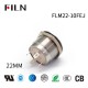 220 VAC Switch Button 4pin 10A Blue 22MM Push Button Switch
