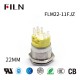 110V 6 Pin 22MM Momentary Push Button Switch Double Color Button