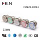 220 VAC Switch Button 4pin 10A Blue 22MM Push Button Switch