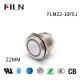 220 VAC Switch Button 4pin 10A Blue 22MM Push Button Switch