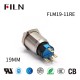 Metal Rotary Switch-3 Way 5 Pin Push Button Switch Latching Illuminated
