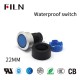 FILN Professional Production Of The Plastic 5PIN No Push Button Switch Waterproof With Light