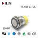 New 19MM 5PIN Metal Push Button Switch by FILN – Enhanced 110 Volt with Brighter Light