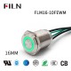 FILN Waterproof Momentary Switch: 16mm Metal, Ring LED, 5 Colors With 4 Wire