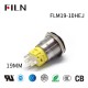 FILN 12V Momentary Push Button Switches: 19mm, High-Head, Ring LED