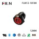 FILN 12MM Metal IP65 4 Pin Momentary Push Button Switch
