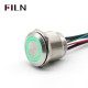FILN 20A 22MM Tri-color LED Light Push Button Switches