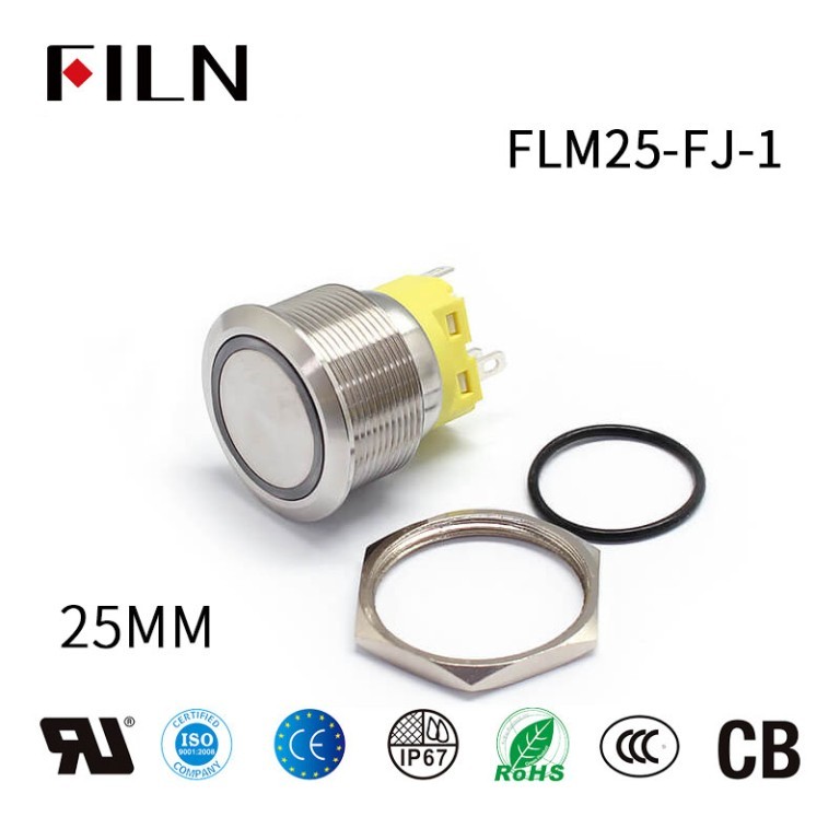 Led Push Button Switch Panel FILN 25MM Led Push Button Switch Panel