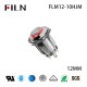 12MM 2PIN Metal IP65 Types of Push Button Switches Ring Design With Lamp