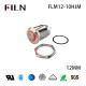 12MM 2PIN Metal IP65 Types of Push Button Switches Ring Design With Lamp
