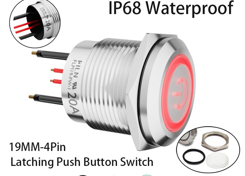 Latching Push Button Switch