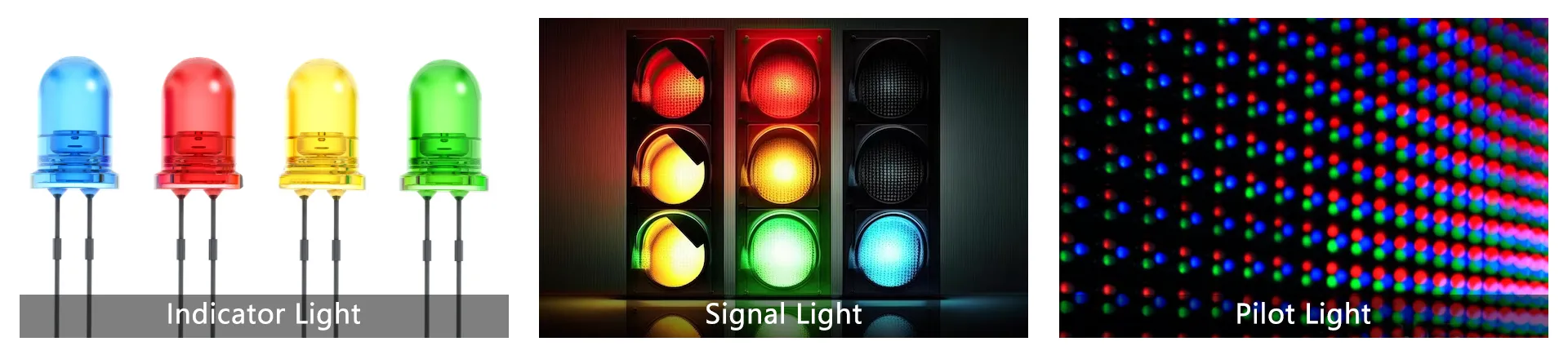 indicator light Color and Shape