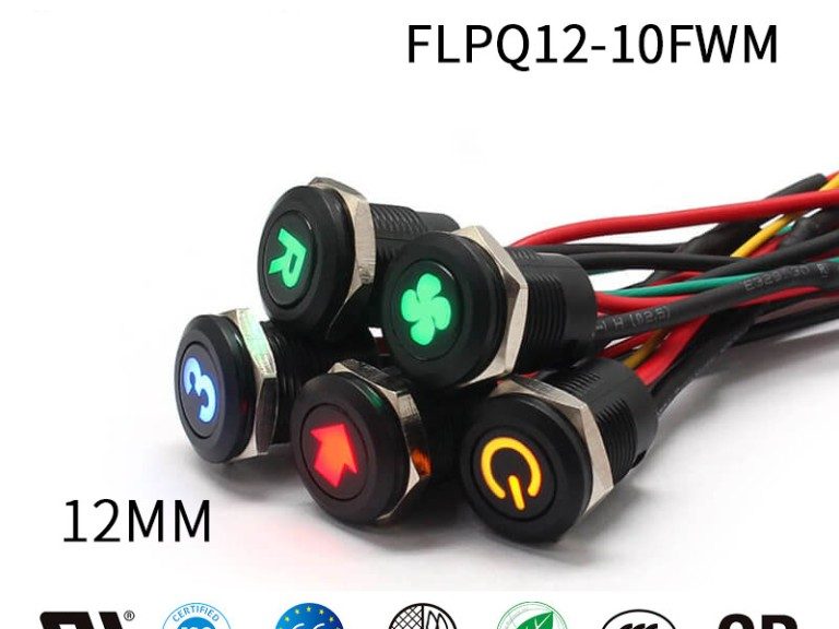 12 volt push button switch