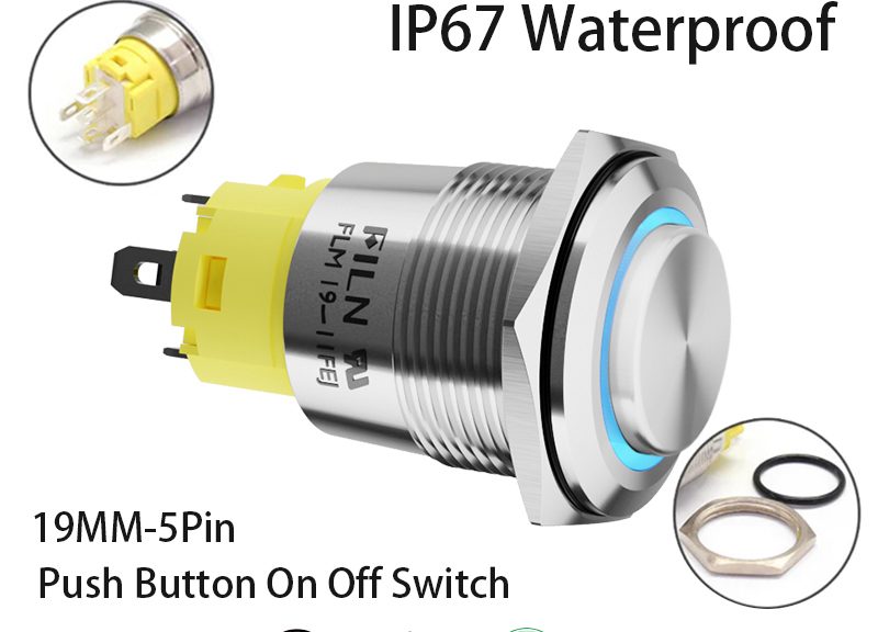 12V Momentary Push Button Switches