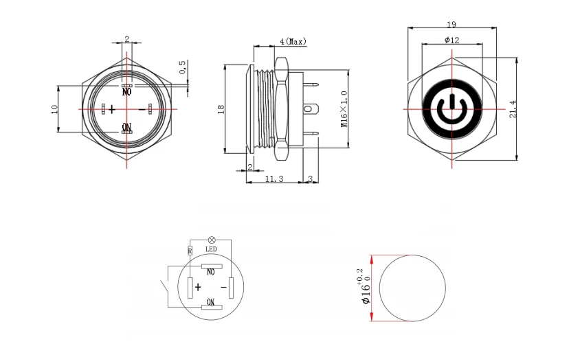 240 volt push button switch Drawings 1