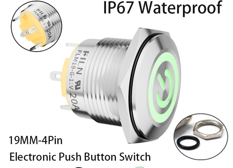 Electronic Push Button Switch