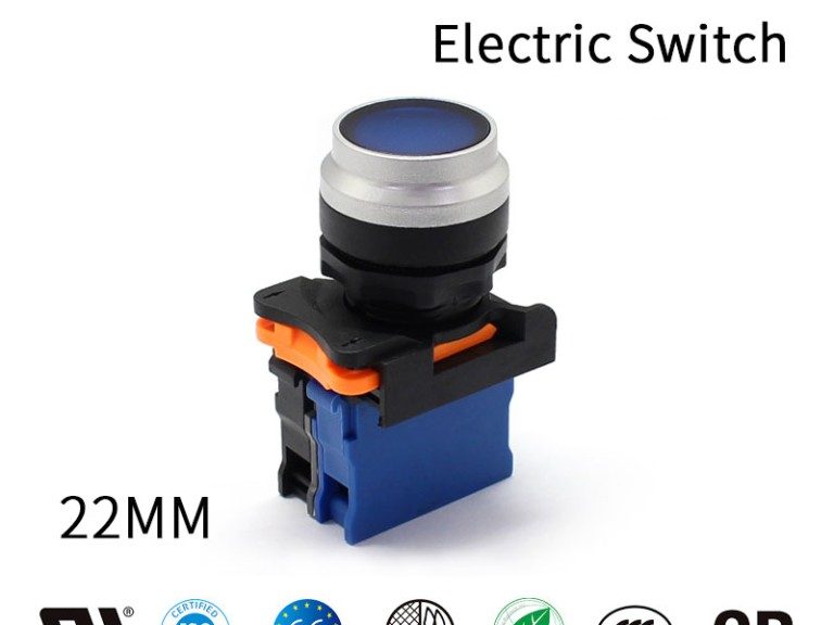 Latching Push Button Electric Switch