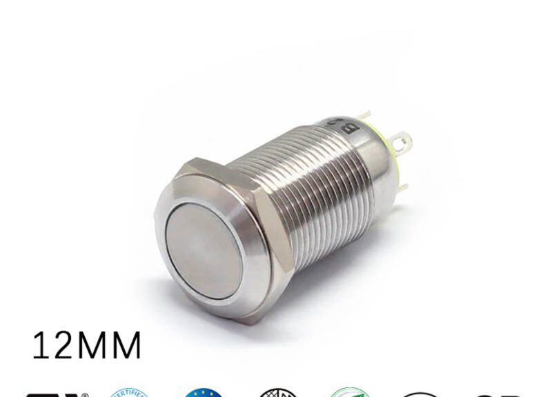 12mm push button switch