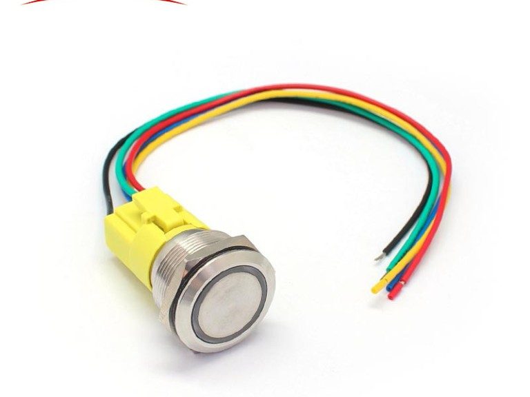 Button switch cable harness