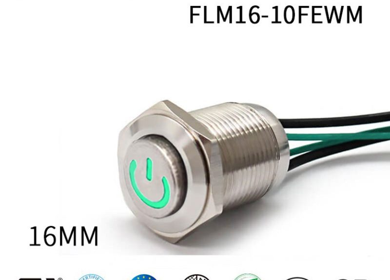 Latching Push Button Switch With Led