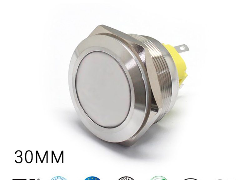 Metal Push Button Switch Momentary