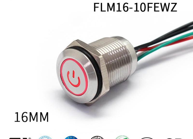 Momentary Push Button Switch Led
