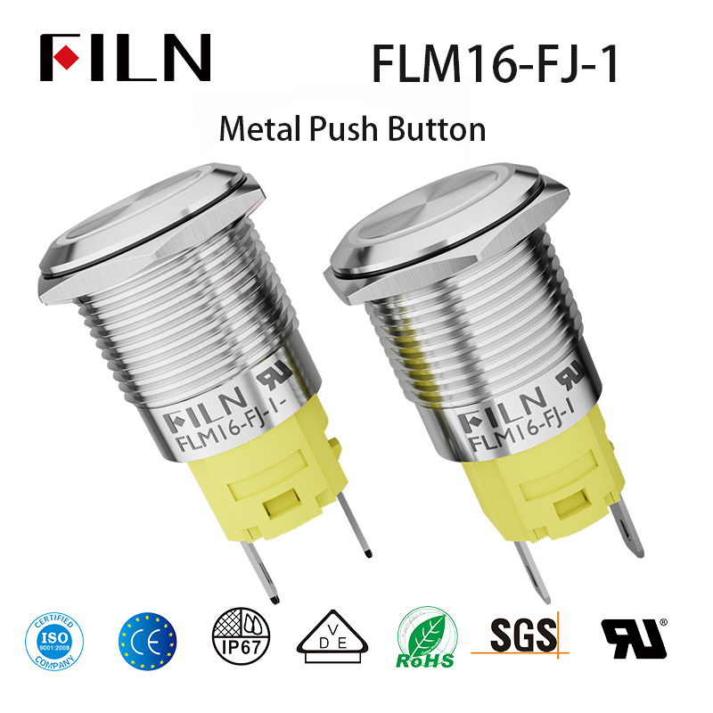 Great Low Voltage Push Button switchFILN 16MM Low Voltage Push Button