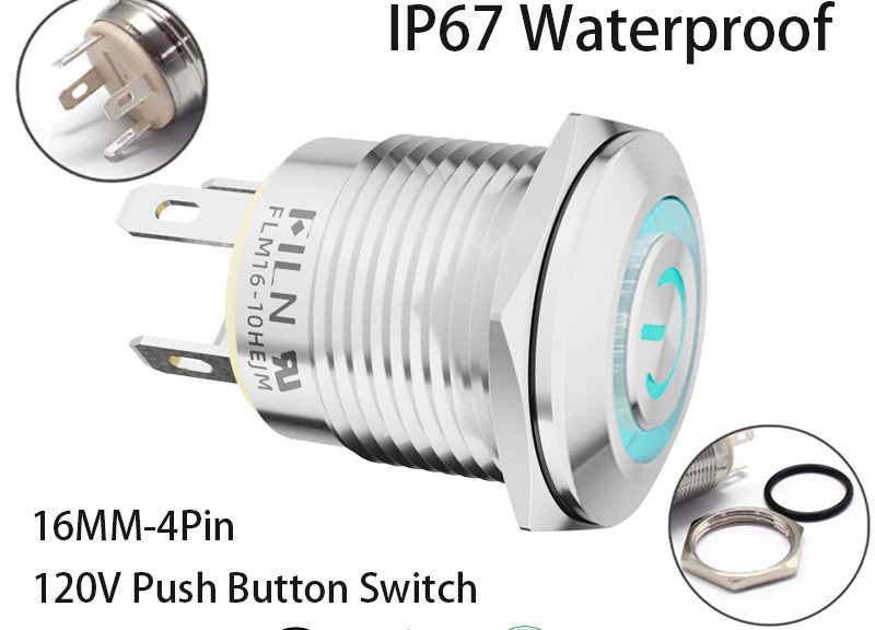 Push Button 12 Volt Switch