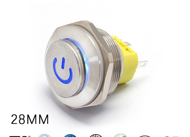 Push Button on off Switch with Led