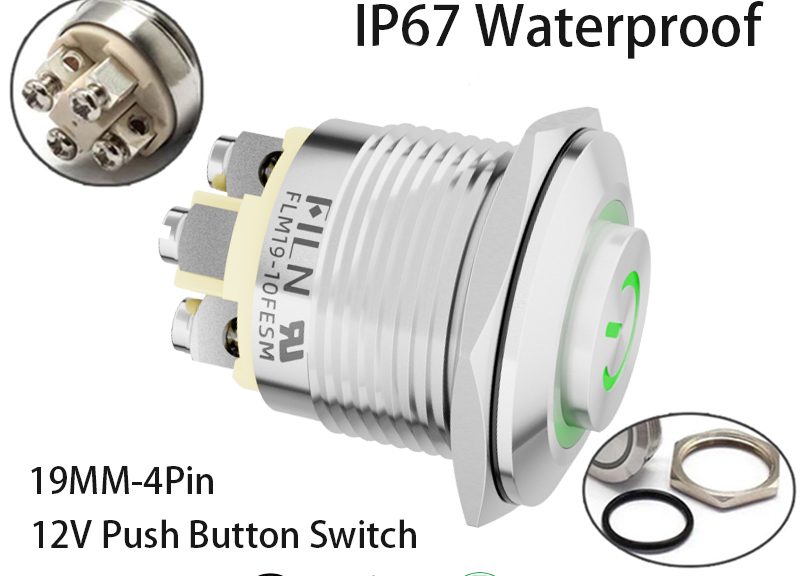 Push On Push Off Button Switch