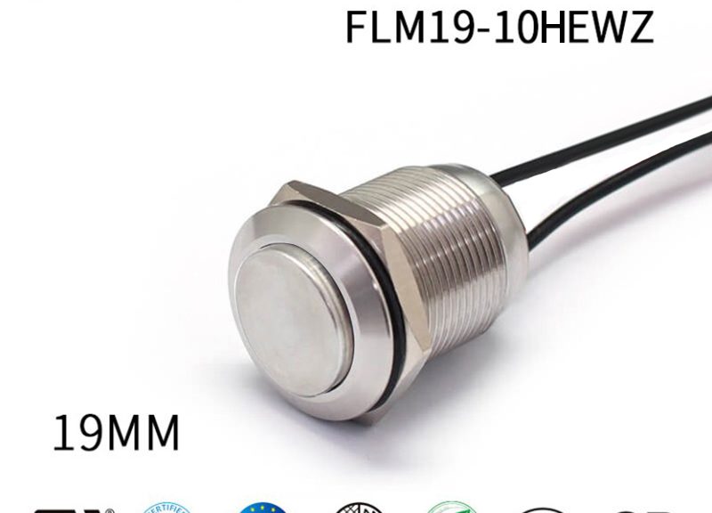 Stainless Steel Push Button