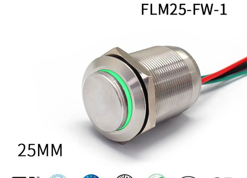 Waterproof Push Button Switch 120V